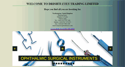 Desktop Screenshot of drishtieyes.com