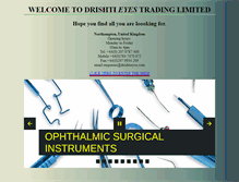 Tablet Screenshot of drishtieyes.com